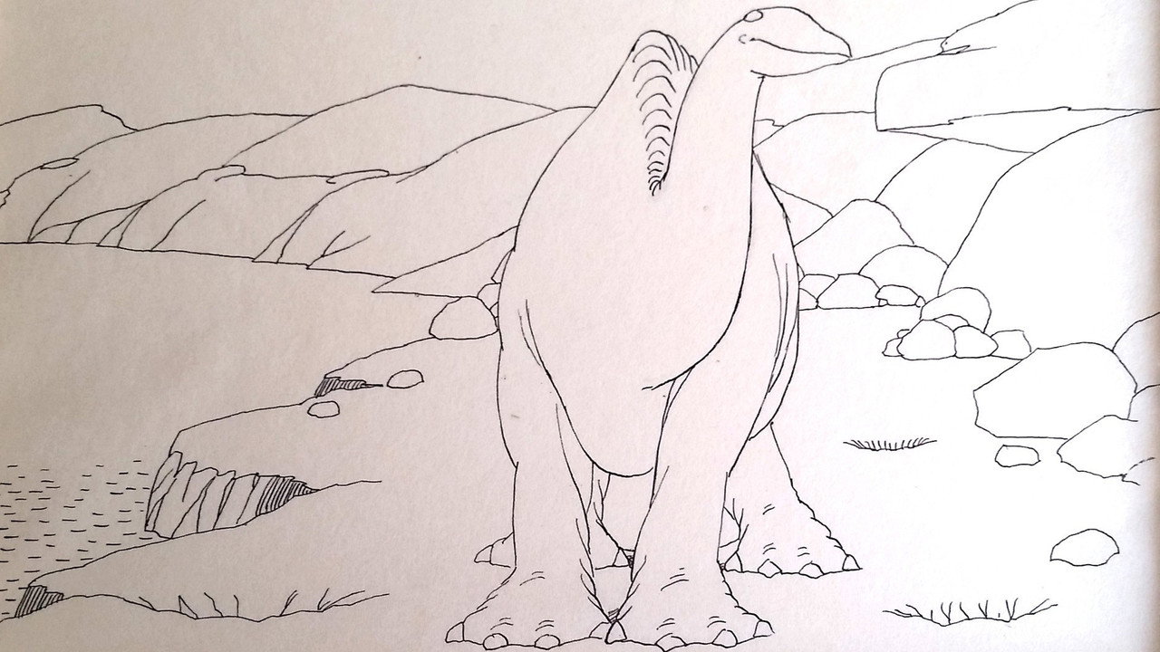 Gertie the Dinosaur (1914) backdrop artwork