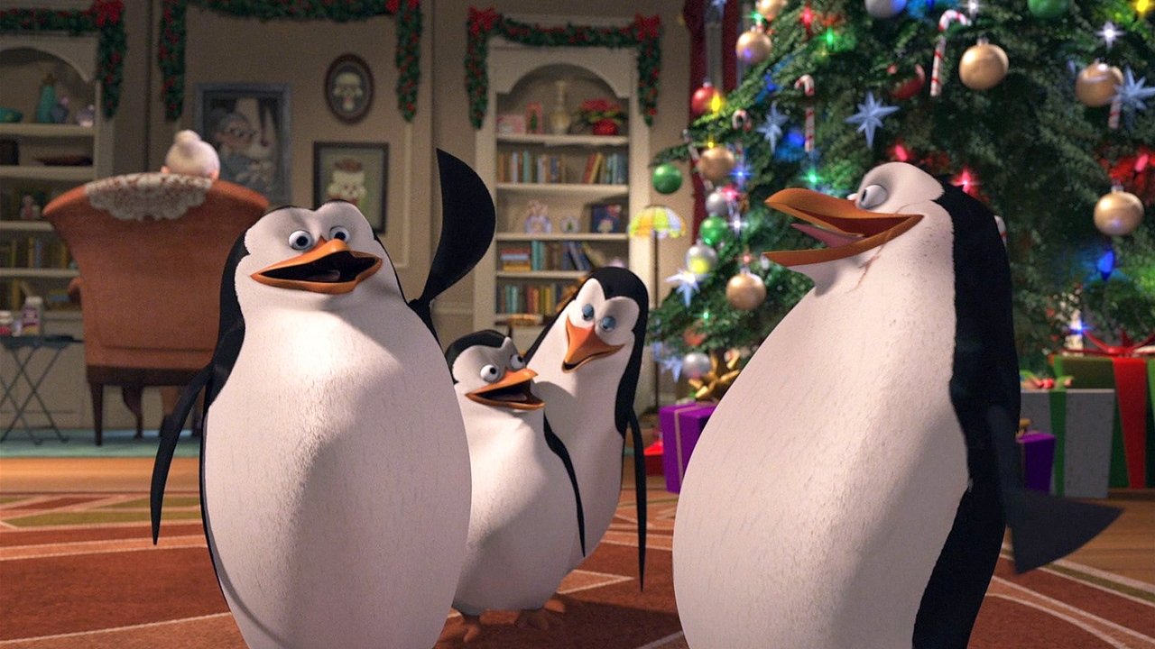 The Madagascar Penguins in a Christmas Caper (2005) backdrop artwork