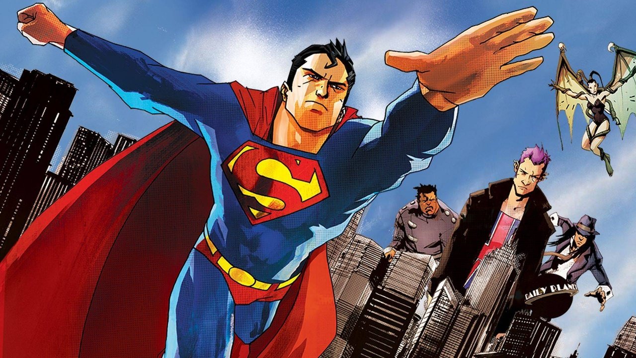 Superman vs. The Elite (2012) backdrop artwork