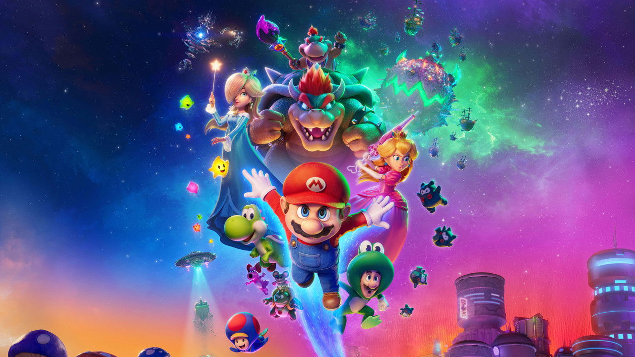 The Super Mario Galaxy Movie (2026) backdrop artwork
