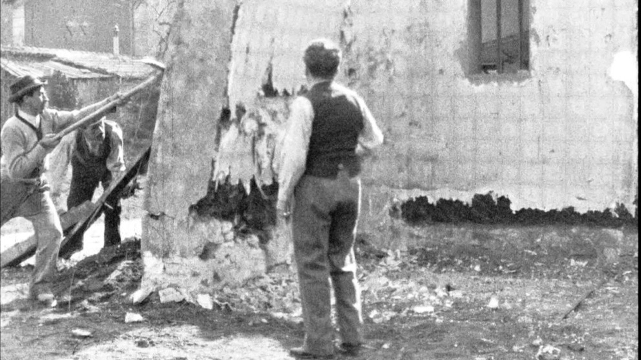 Demolition of a Wall (1896) backdrop artwork