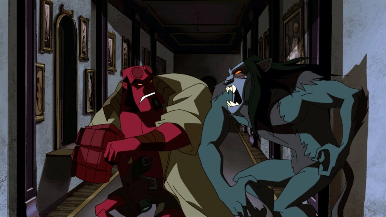 Hellboy Animated: Blood and Iron (2007) backdrop artwork