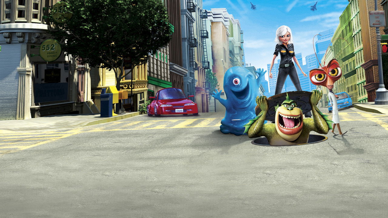 Monsters vs Aliens (2009) backdrop artwork