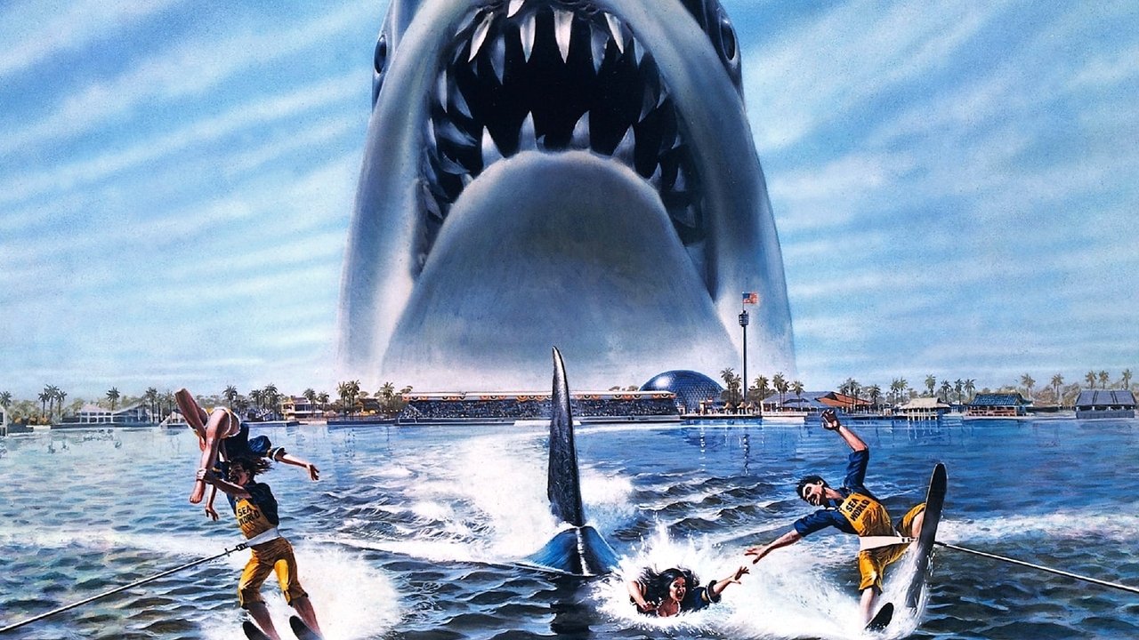 Jaws 3-D (1983) backdrop artwork