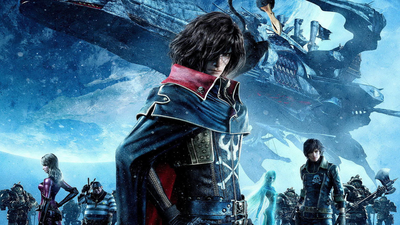 Space Pirate Captain Harlock (2013) backdrop artwork