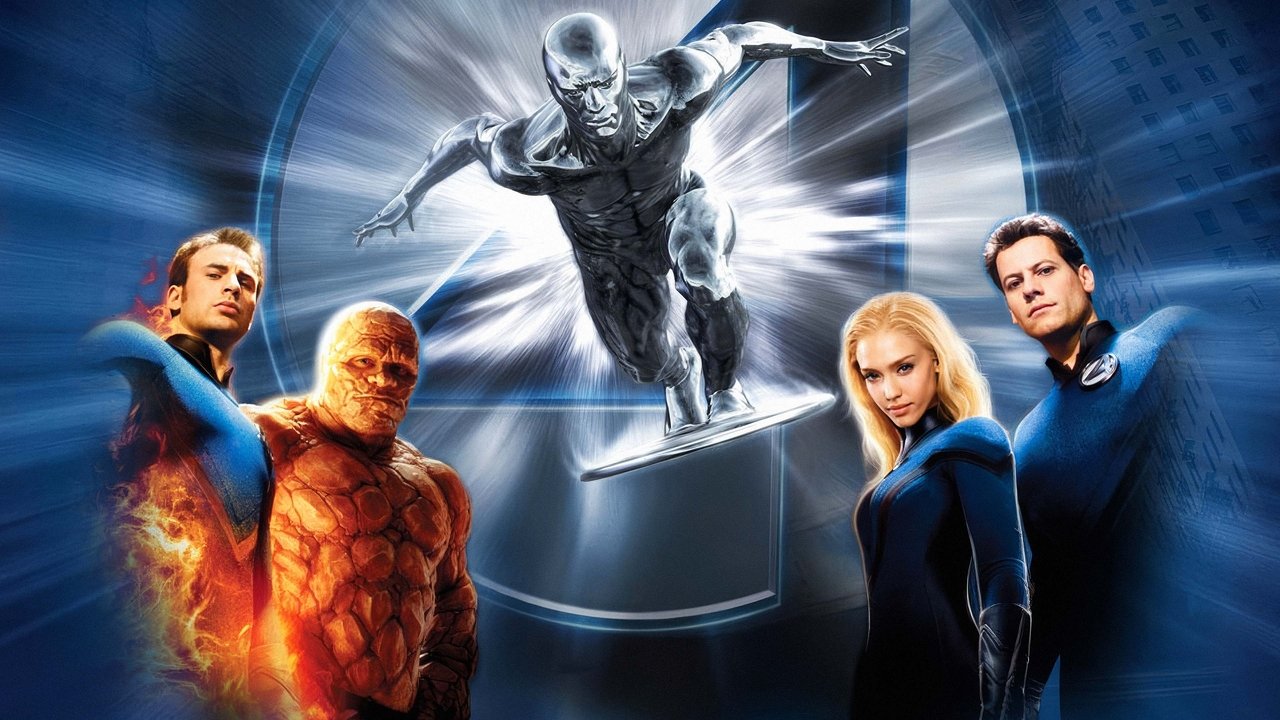 Fantastic Four: Rise of the Silver Surfer (2007) backdrop artwork