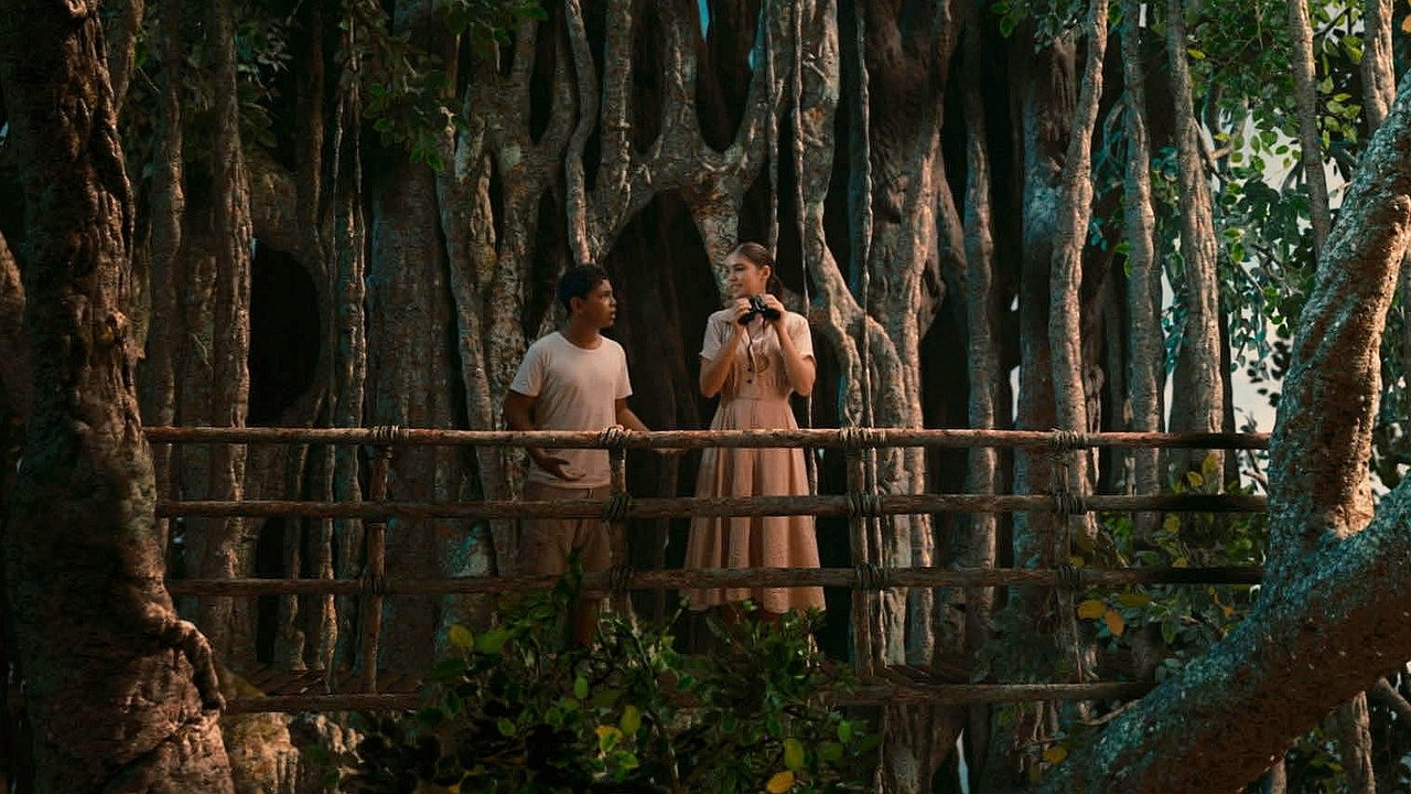 Dinosaur Island (2014) backdrop artwork