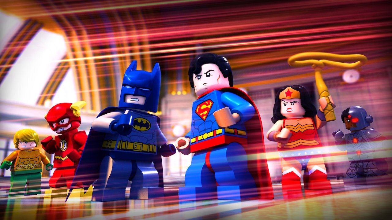 LEGO DC Comics Super Heroes: Batman Be-Leaguered (2014) backdrop artwork
