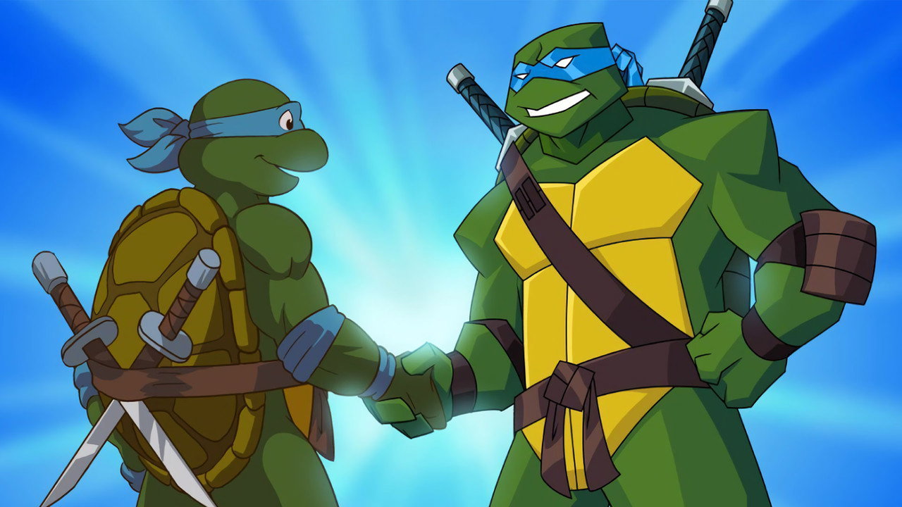 Turtles Forever (2009) backdrop artwork