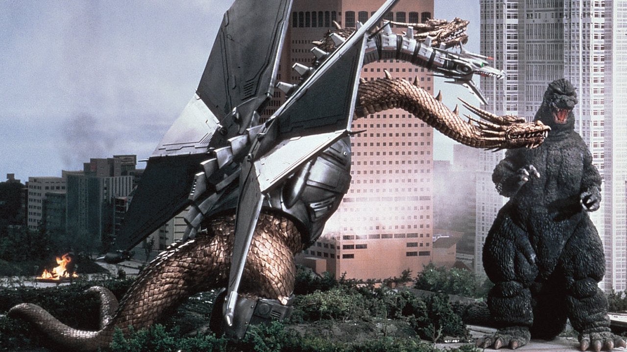 Godzilla vs. King Ghidorah (1991) backdrop artwork