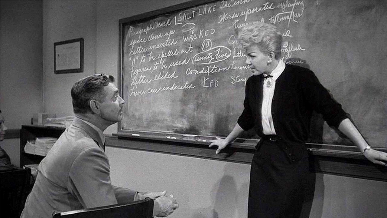 Teacher's Pet (1958) backdrop artwork
