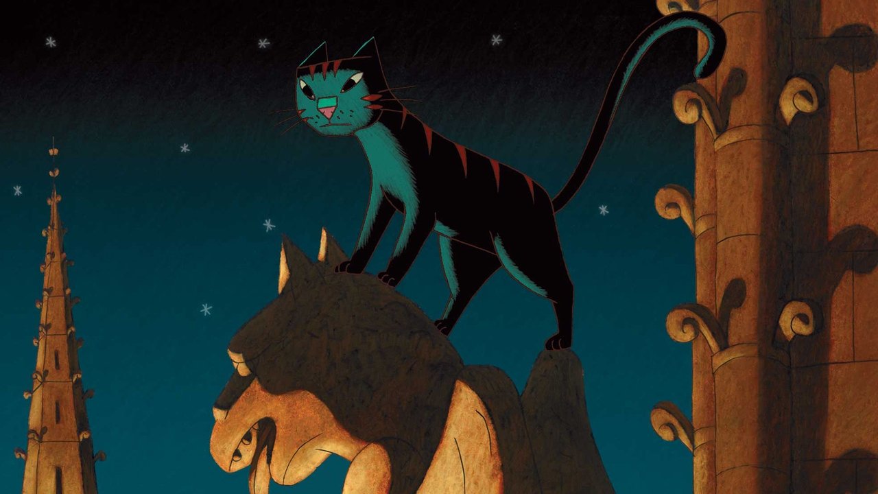 A Cat in Paris (2010) backdrop artwork