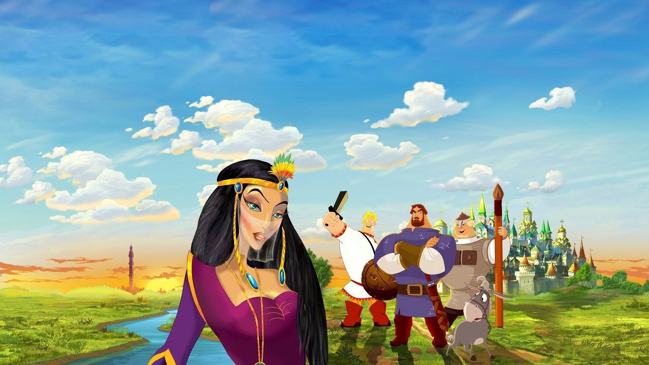 Three Heroes and the Shamakhan Queen (2010) backdrop artwork