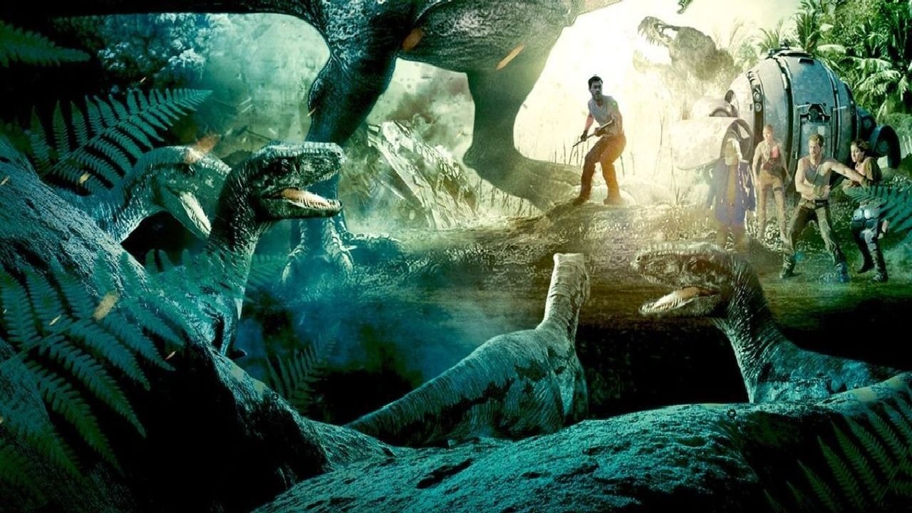 Jurassic Galaxy (2018) backdrop artwork