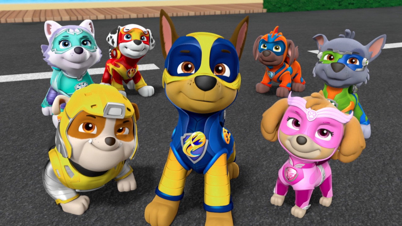 PAW Patrol: Mighty Pups (2018) backdrop artwork