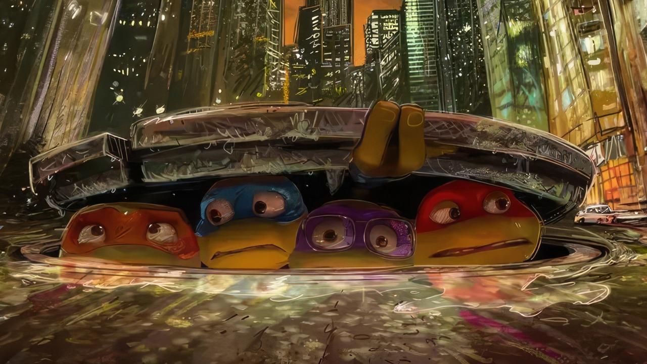 Teenage Mutant Ninja Turtles: Mutant Mayhem (2023) backdrop artwork