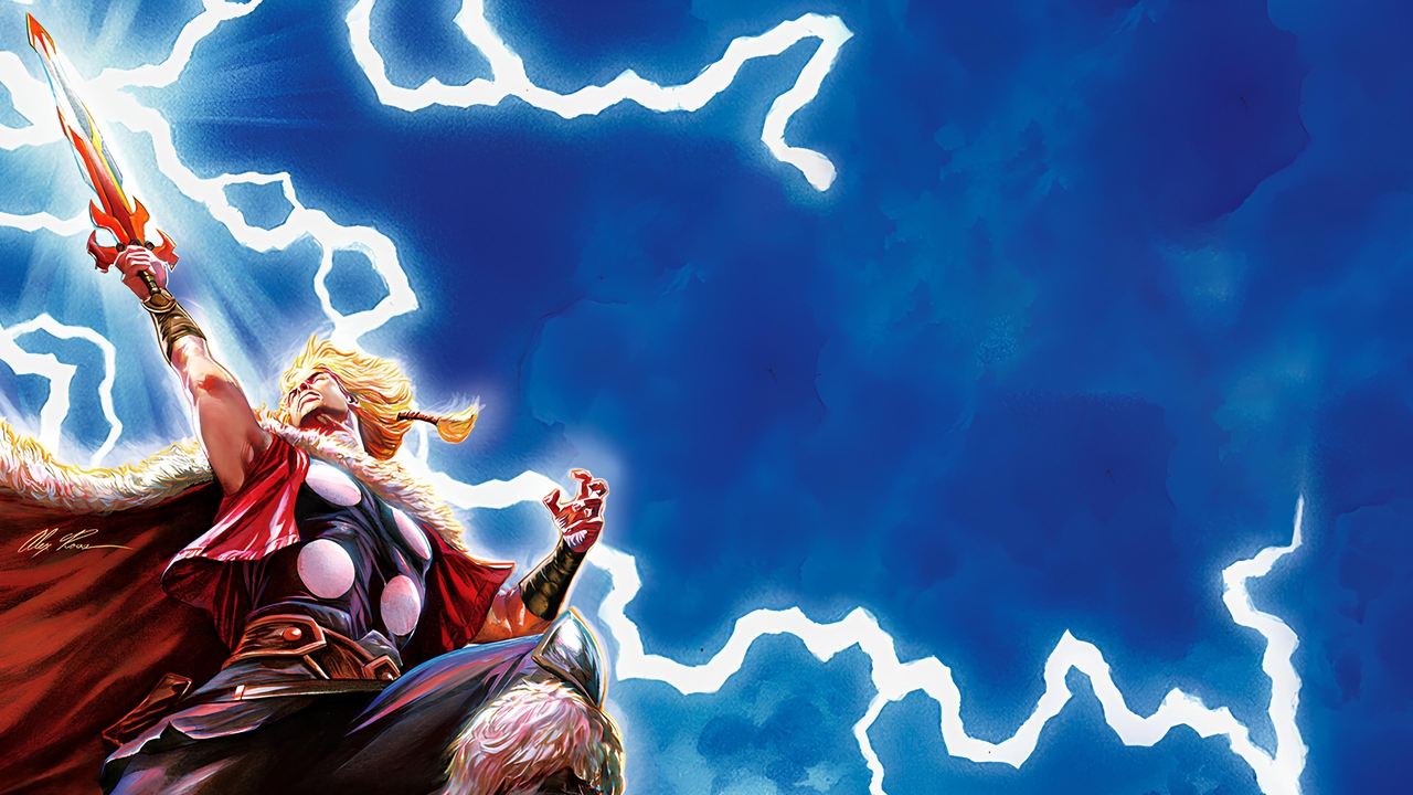Thor: Tales of Asgard (2011) backdrop artwork