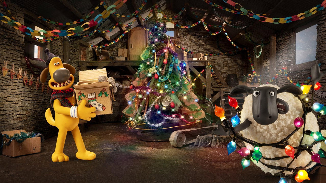 Shaun the Sheep: The Flight Before Christmas (2021) backdrop artwork