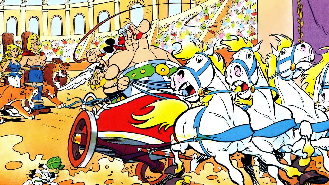 Asterix vs. Caesar (1985) backdrop artwork