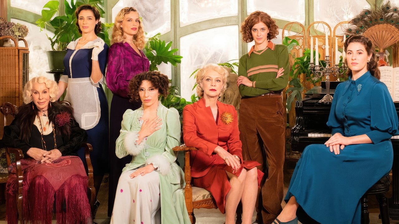 7 Women and a Murder (2021) backdrop artwork
