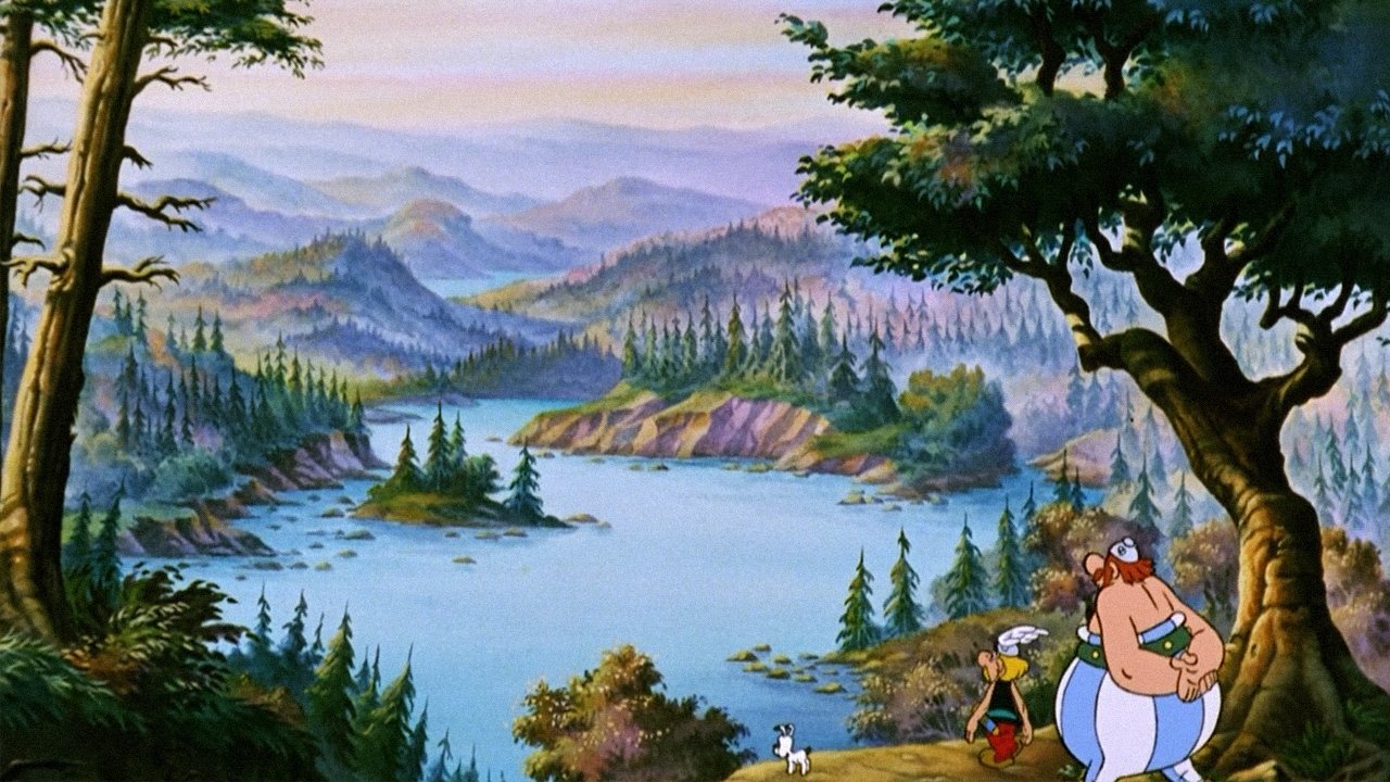Asterix Conquers America (1994) backdrop artwork
