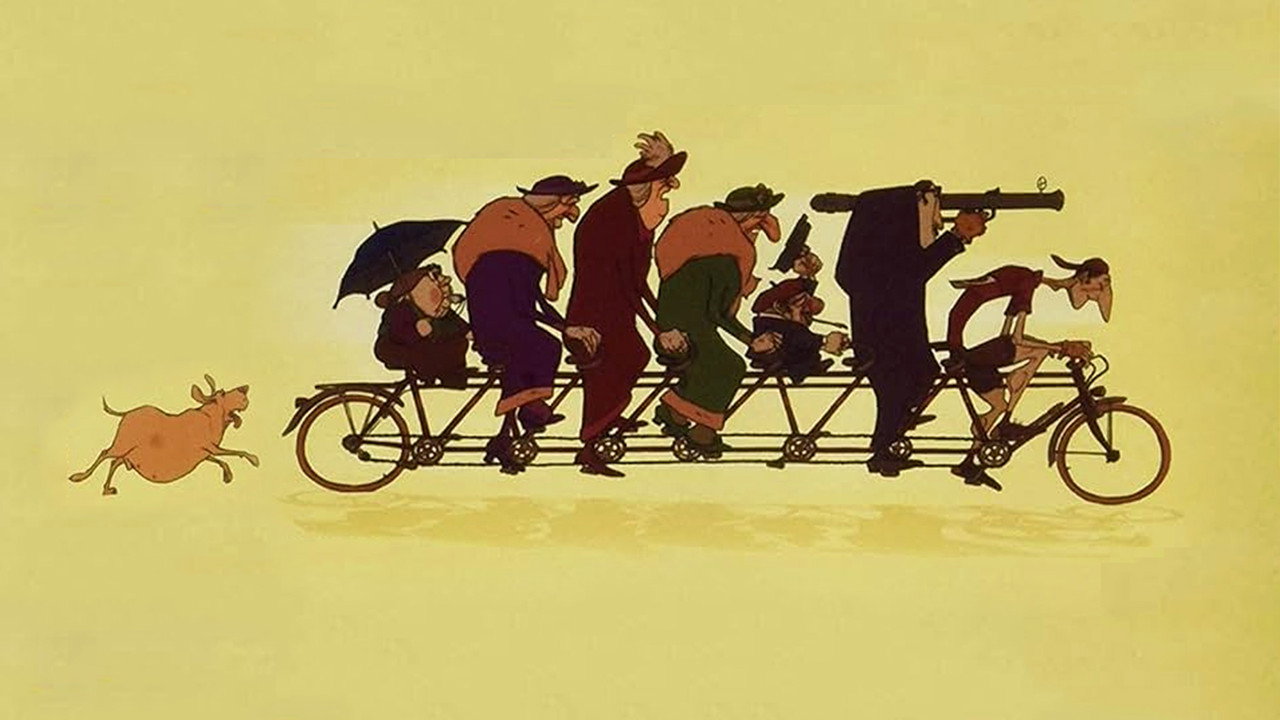The Triplets of Belleville (2003) backdrop artwork
