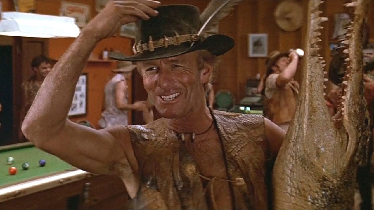 Crocodile Dundee (1986) backdrop artwork