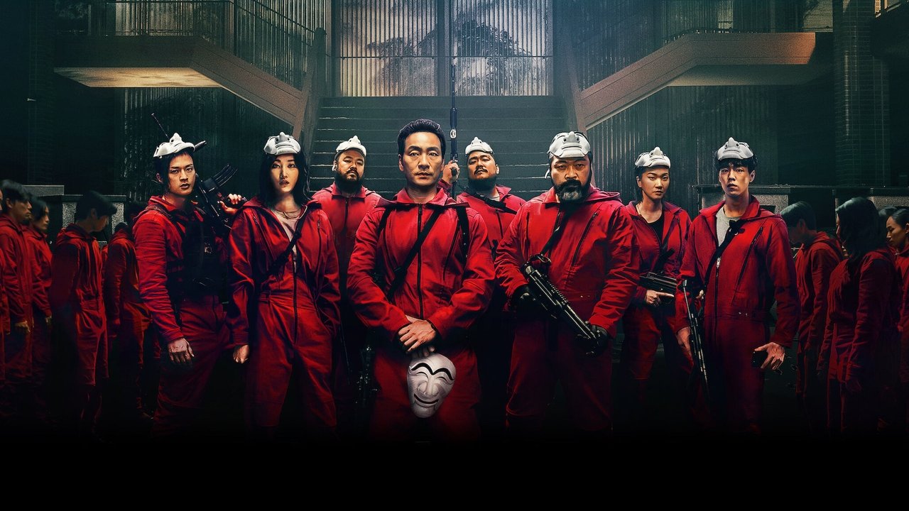Money Heist: Korea - Joint Economic Area (2022) series backdrop artwork