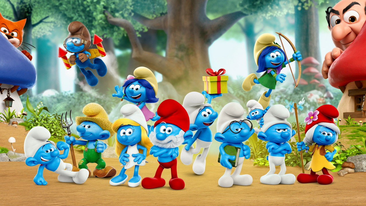 The Smurfs (2021) series backdrop artwork
