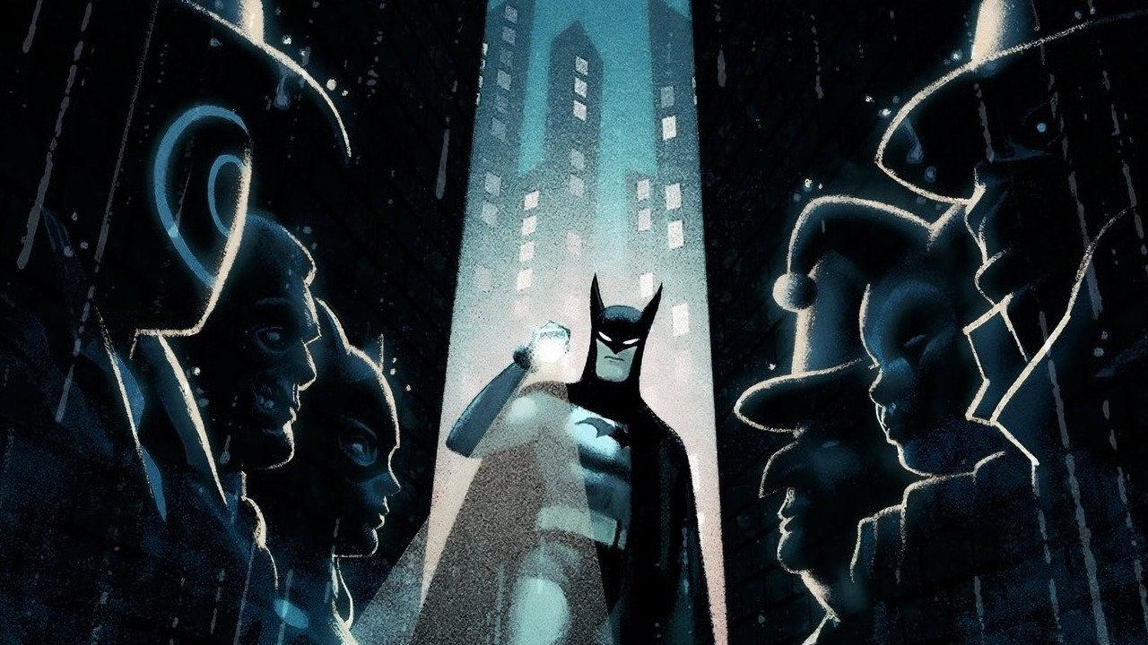 Batman: Caped Crusader (2024) series backdrop artwork