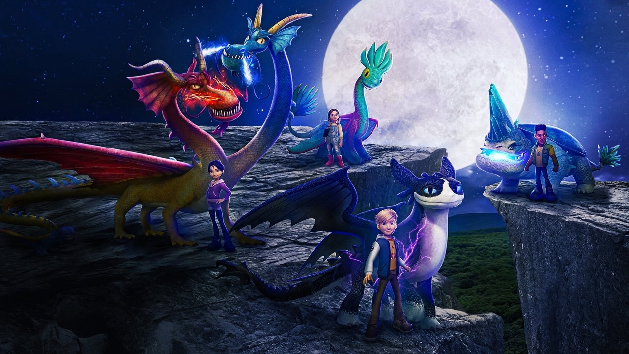 Dragons: The Nine Realms (2021) series backdrop artwork