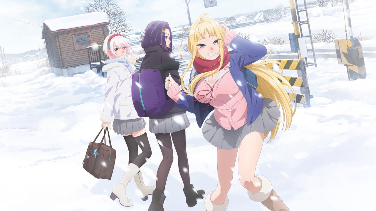 Hokkaido Gals Are Super Adorable! (2024) series backdrop artwork