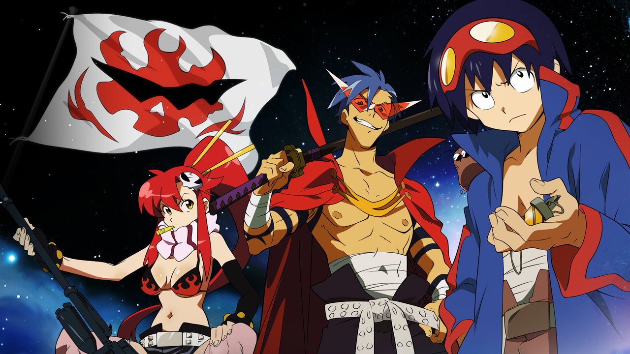 Gurren Lagann (2007) series backdrop artwork
