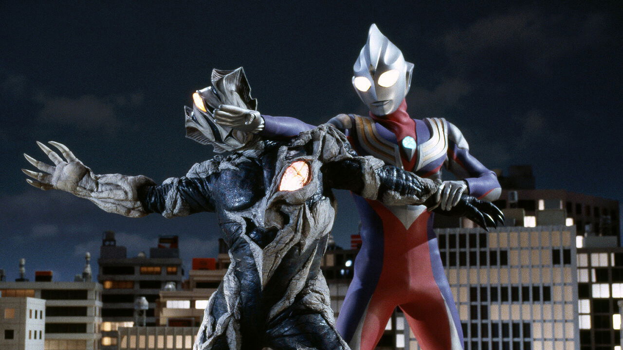 Ultraman Tiga (1996) series backdrop artwork