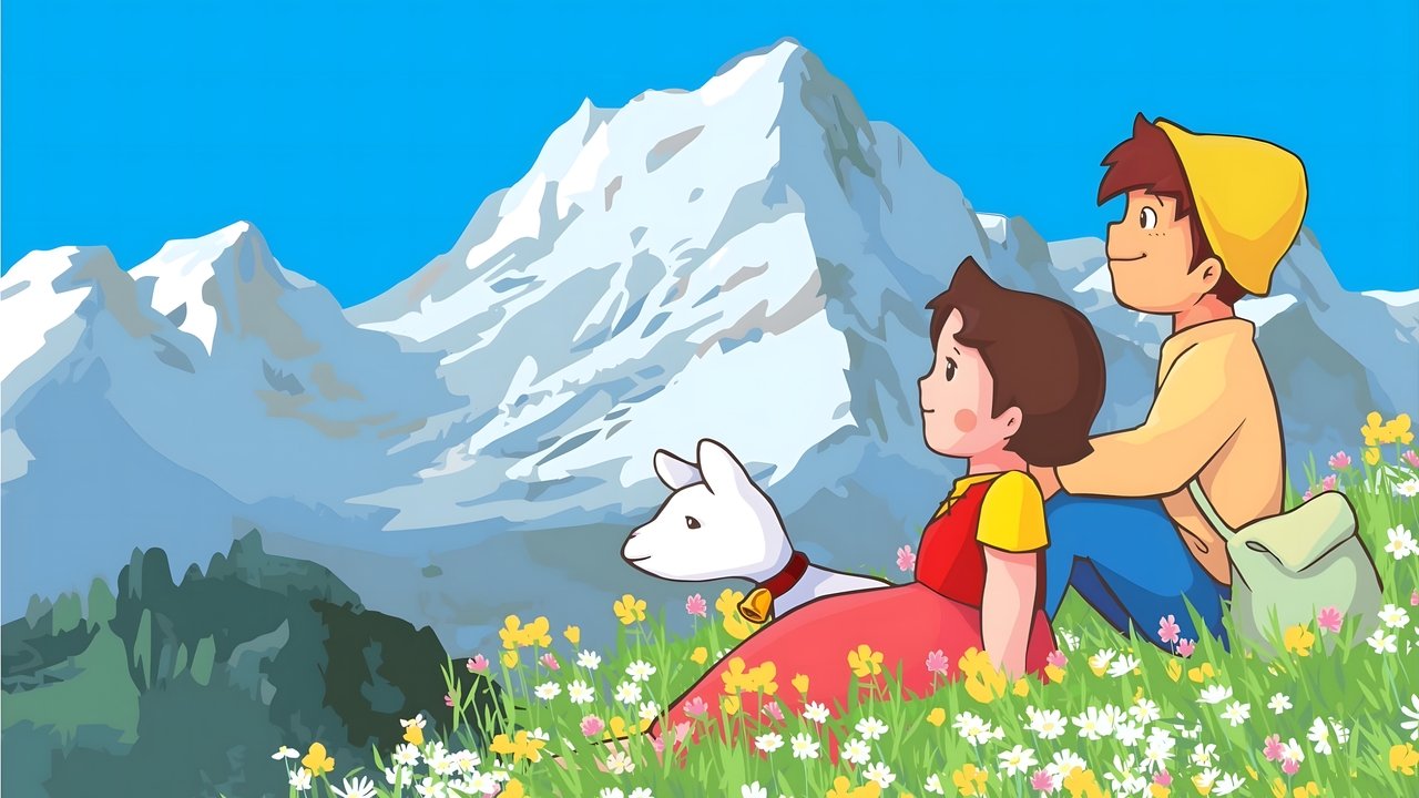 Heidi: Girl of the Alps (1974) series backdrop artwork