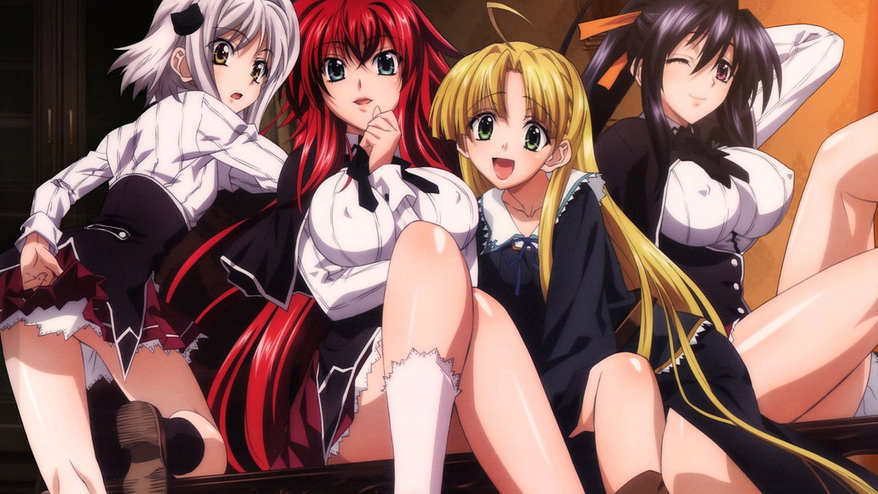 High School DxD (2012) series backdrop artwork
