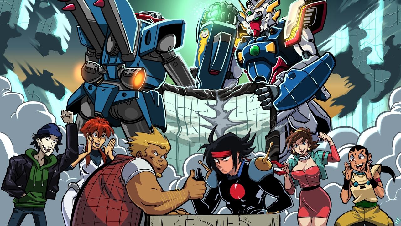 Megas XLR (2004) series backdrop artwork