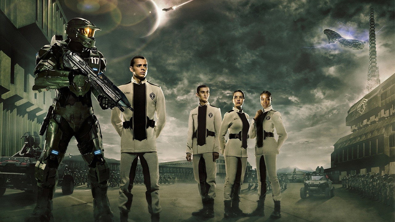 Halo 4: Forward Unto Dawn (2012) series backdrop artwork