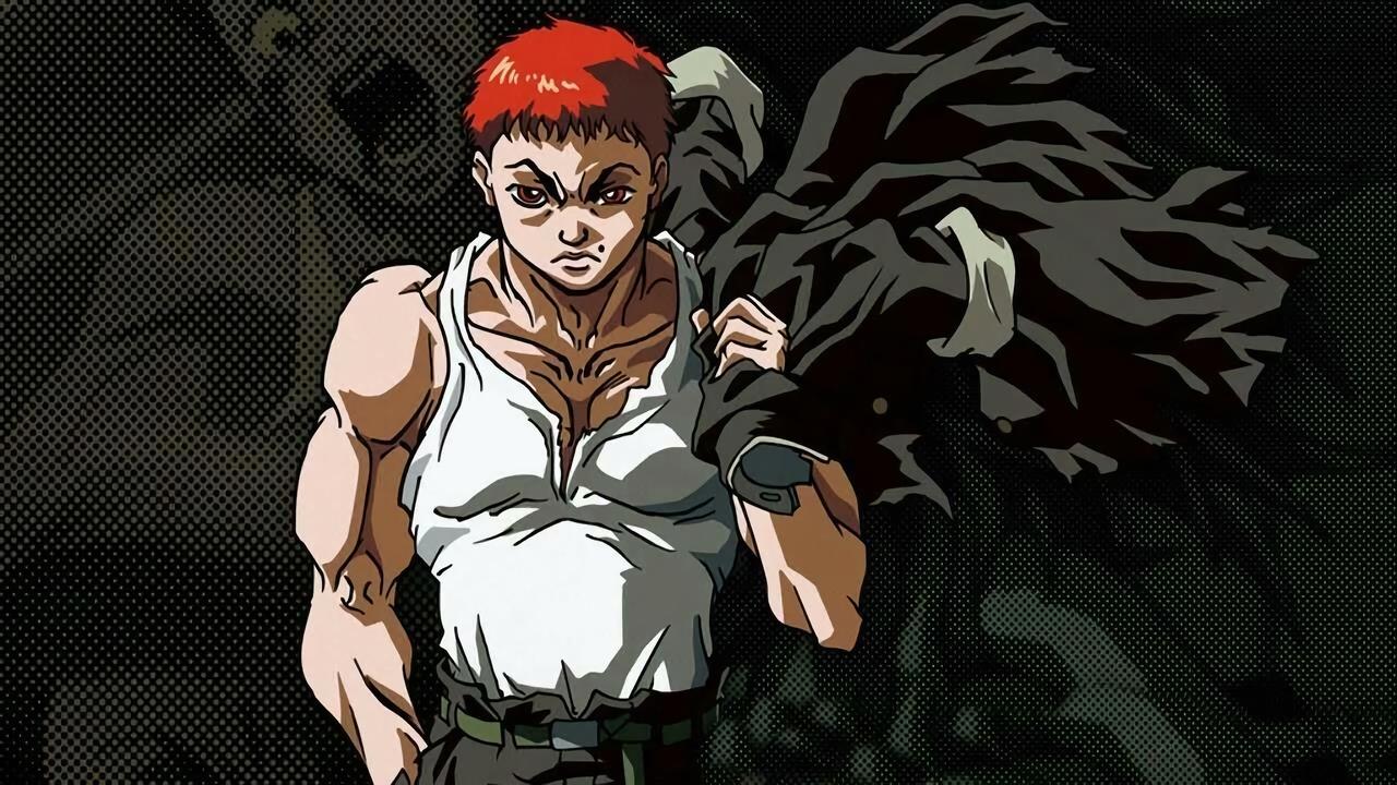 Baki the Grappler (2001) series backdrop artwork