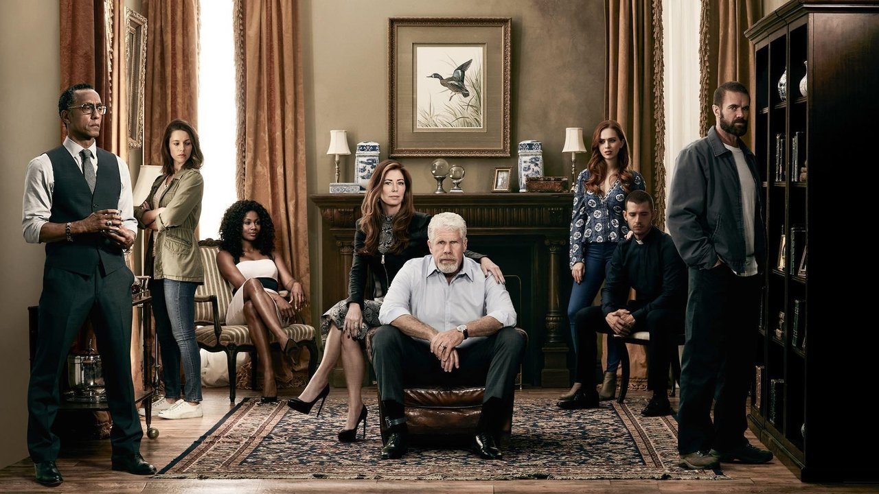 Hand of God (2014) series backdrop artwork
