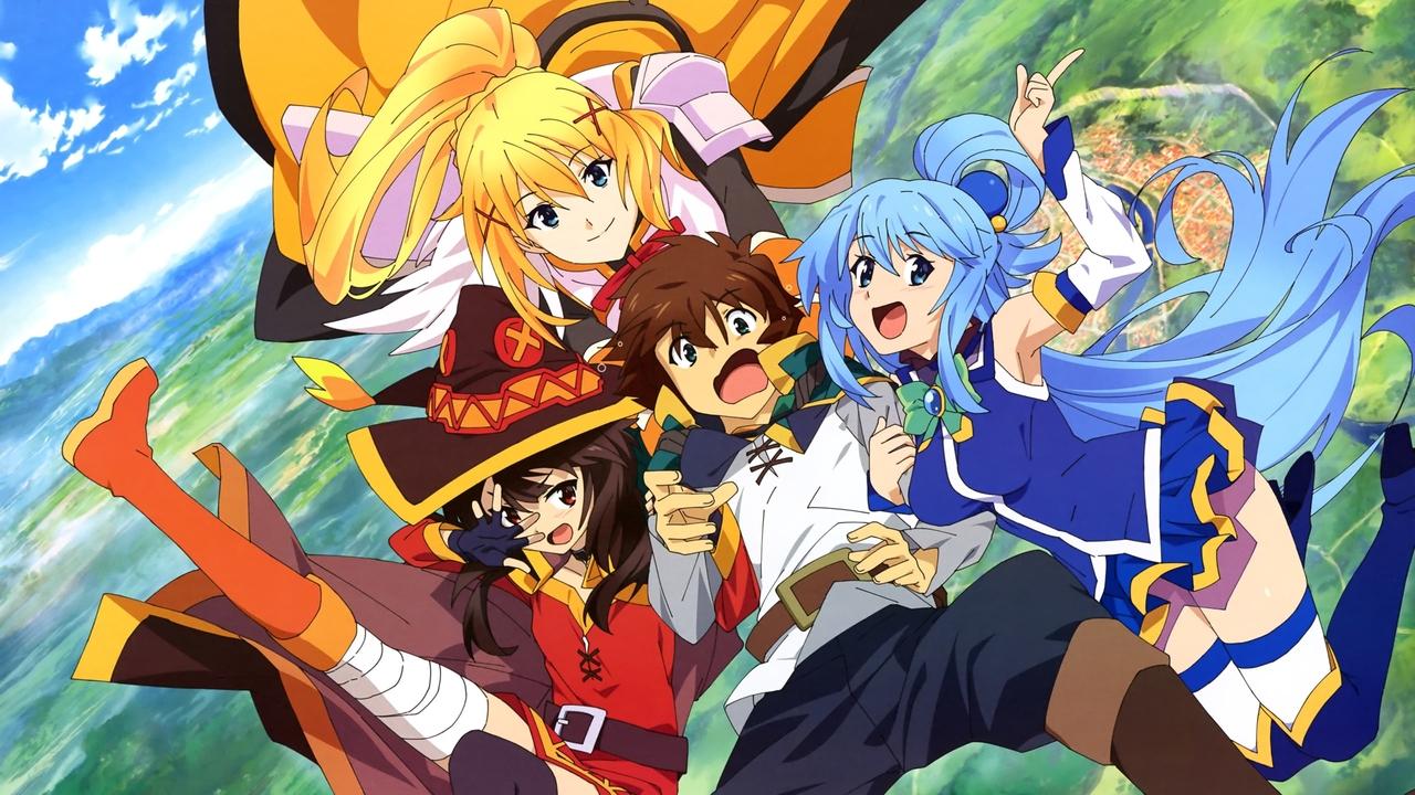 KONOSUBA - God's blessing on this wonderful world! (2016) series backdrop artwork