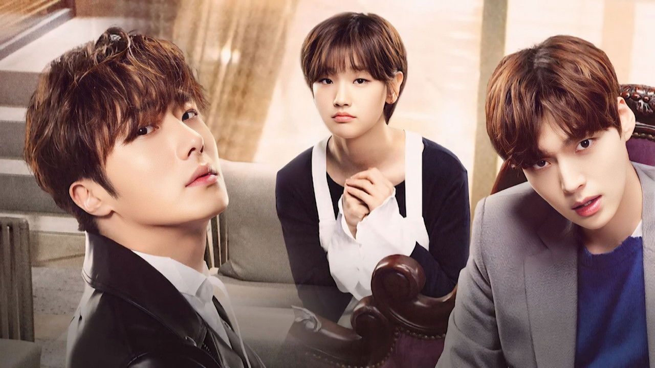 Cinderella and Four Knights (2016) series backdrop artwork