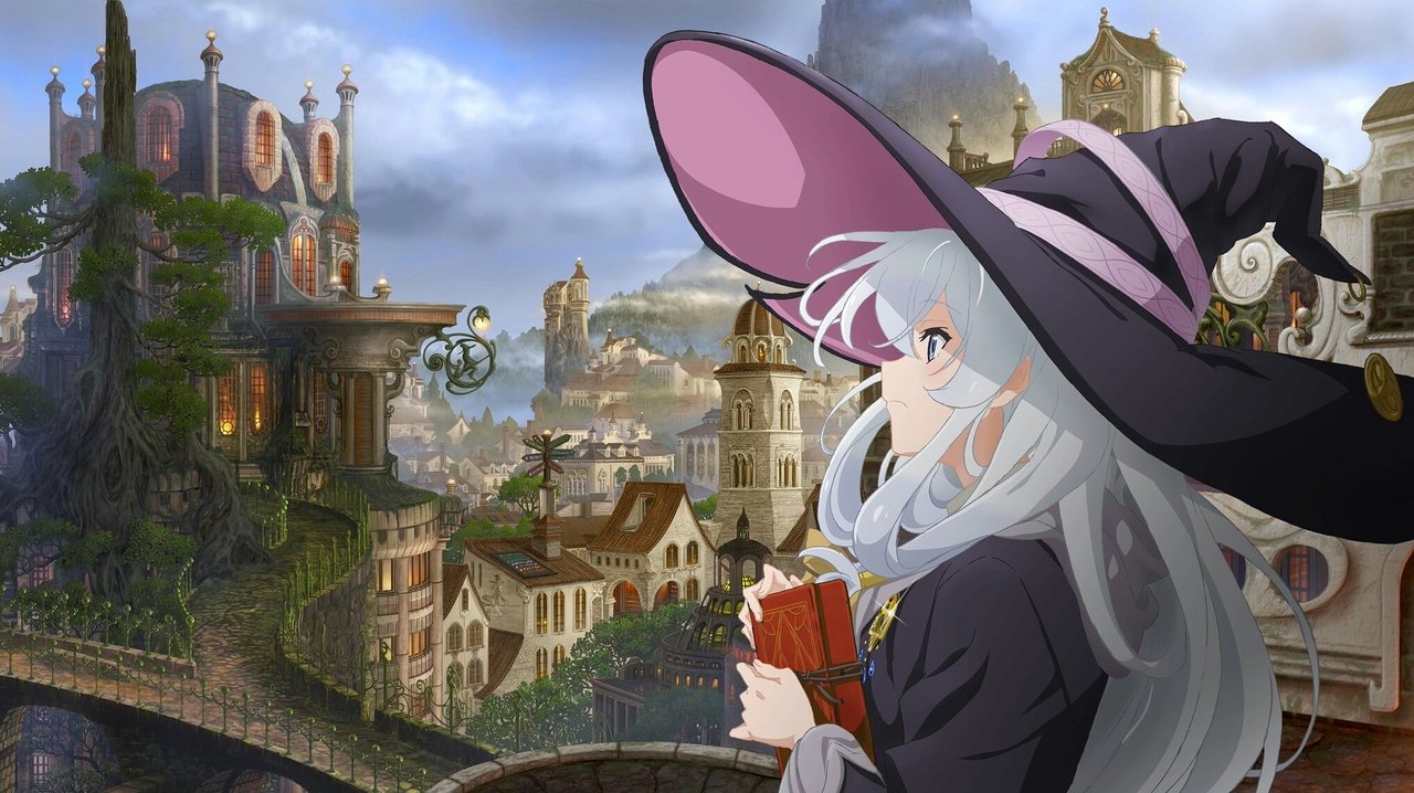 Wandering Witch: The Journey of Elaina (2020) series backdrop artwork