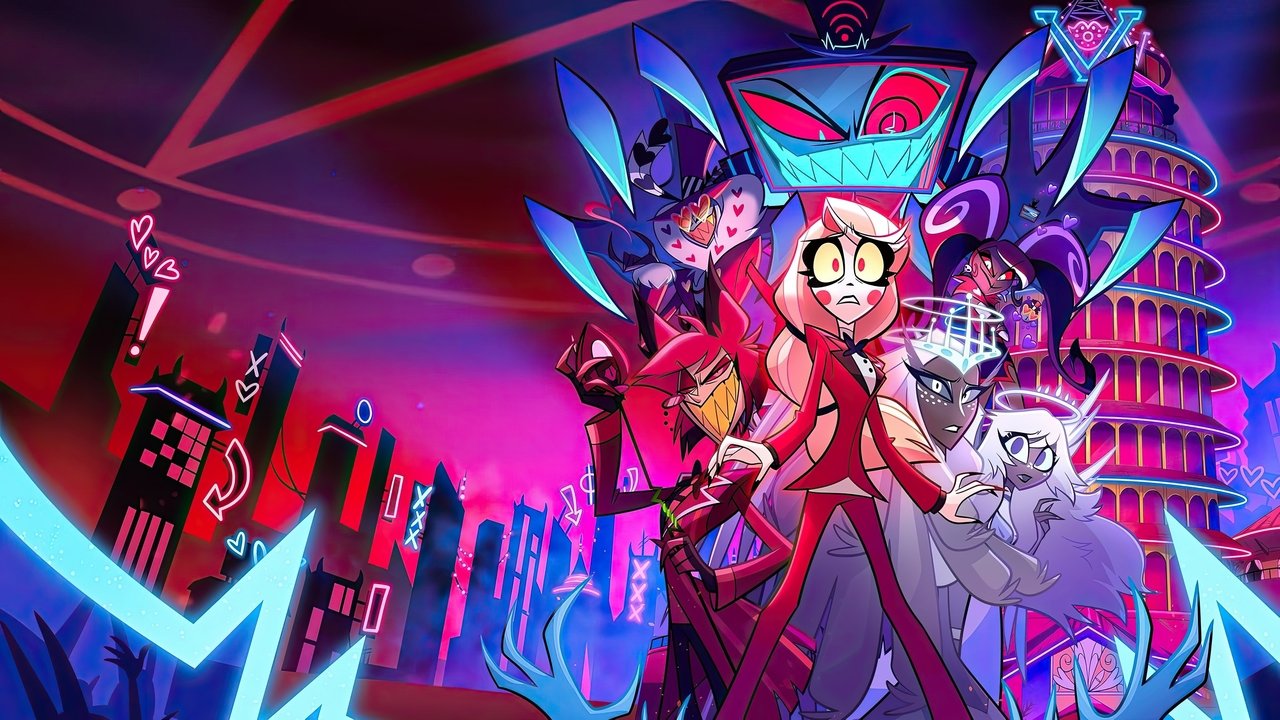 Hazbin Hotel (2024) series backdrop artwork