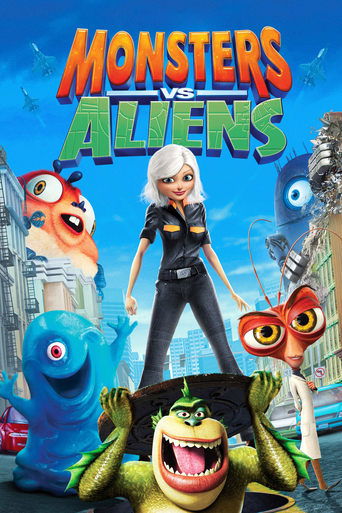 Monsters vs Aliens (2009) movie poster