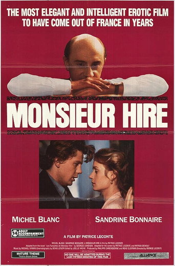 Monsieur Hire (1989) movie poster