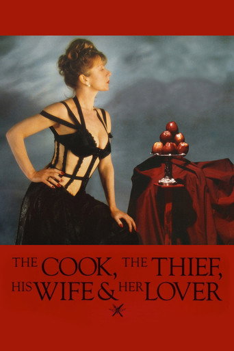 The Cook, the Thief, His Wife & Her Lover (1989) movie poster